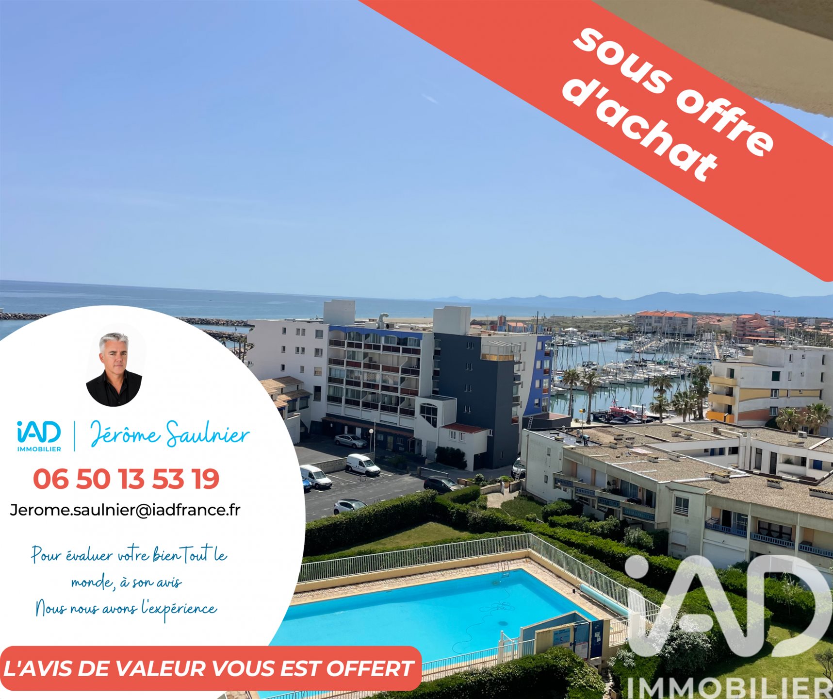 Appartement à vendre, 48m², Le Barcarès