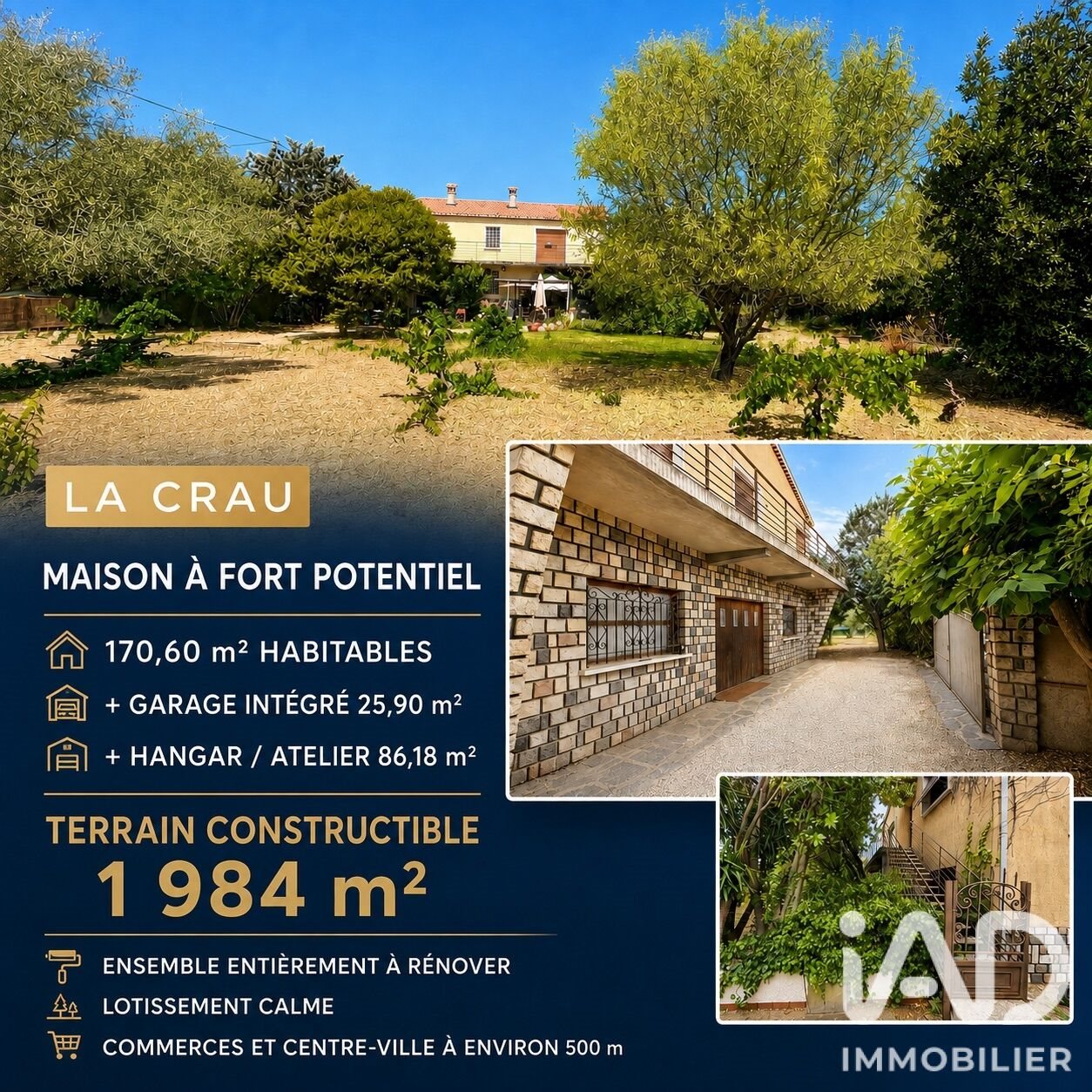 Maison à vendre, 170m², La Crau