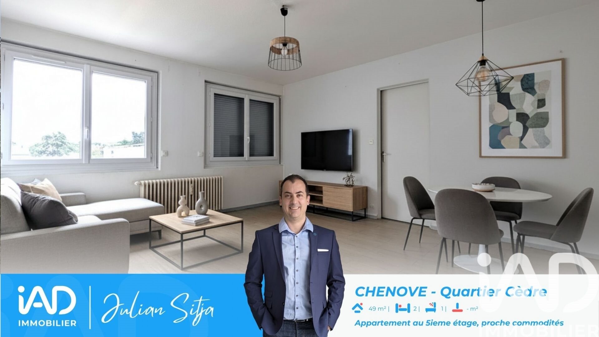 Appartement à vendre, 49m², Chenôve