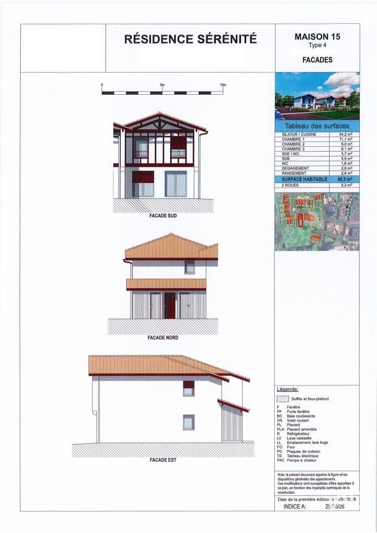 Maison à vendre, 80m², Saint-Martin-de-Seignanx