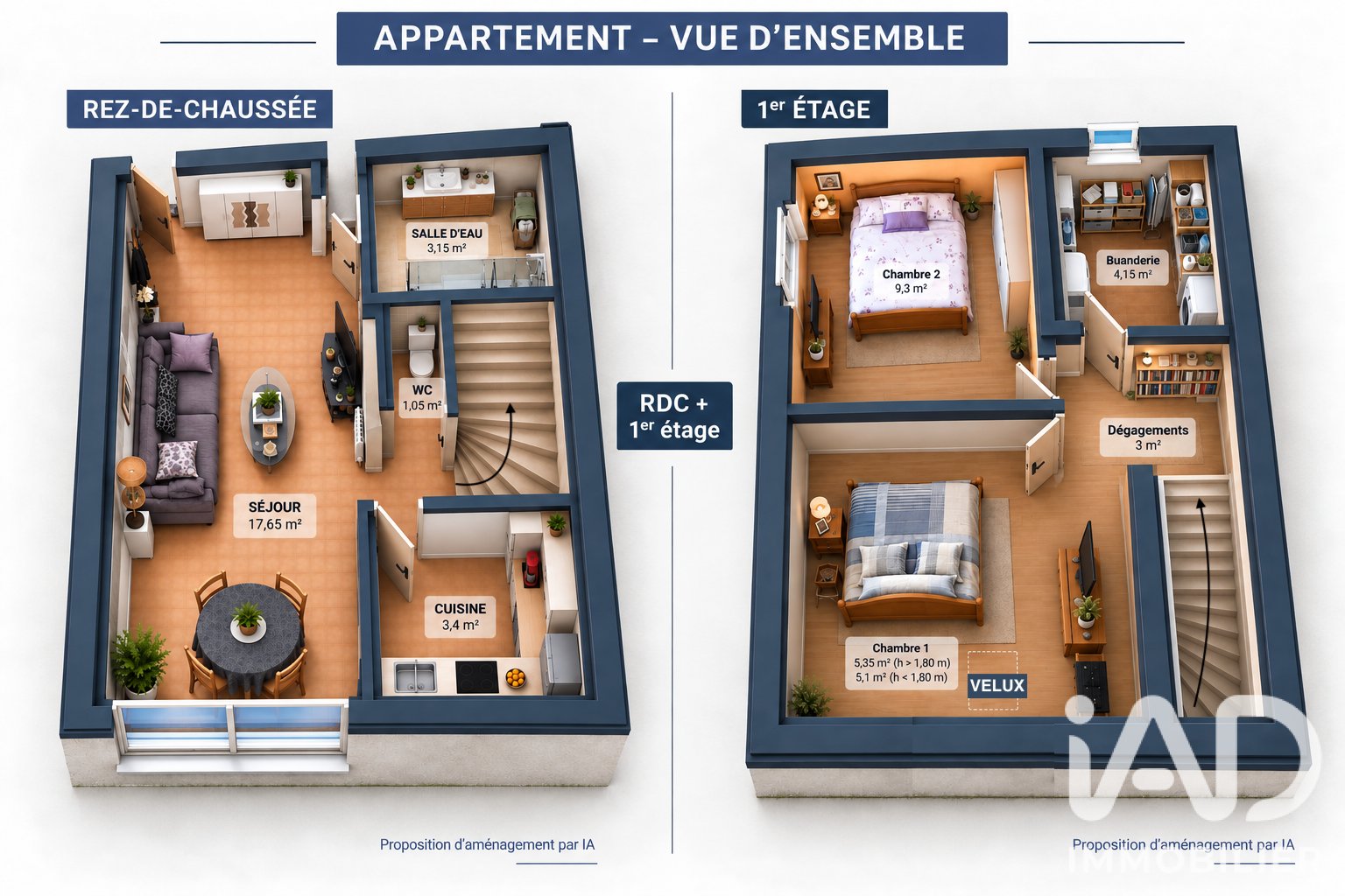 Appartement à vendre, 47m², Valras-Plage