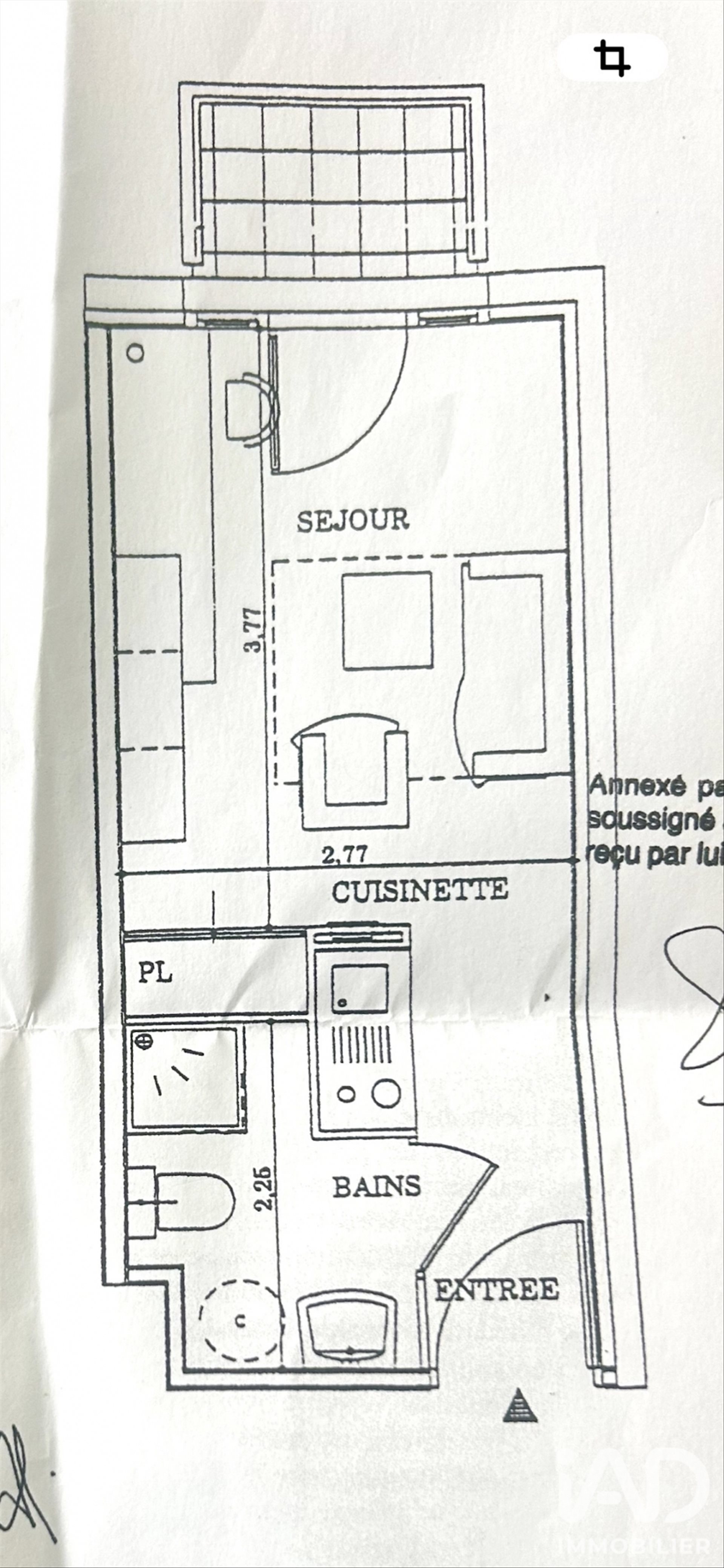 Appartement à vendre, 17m², Pau