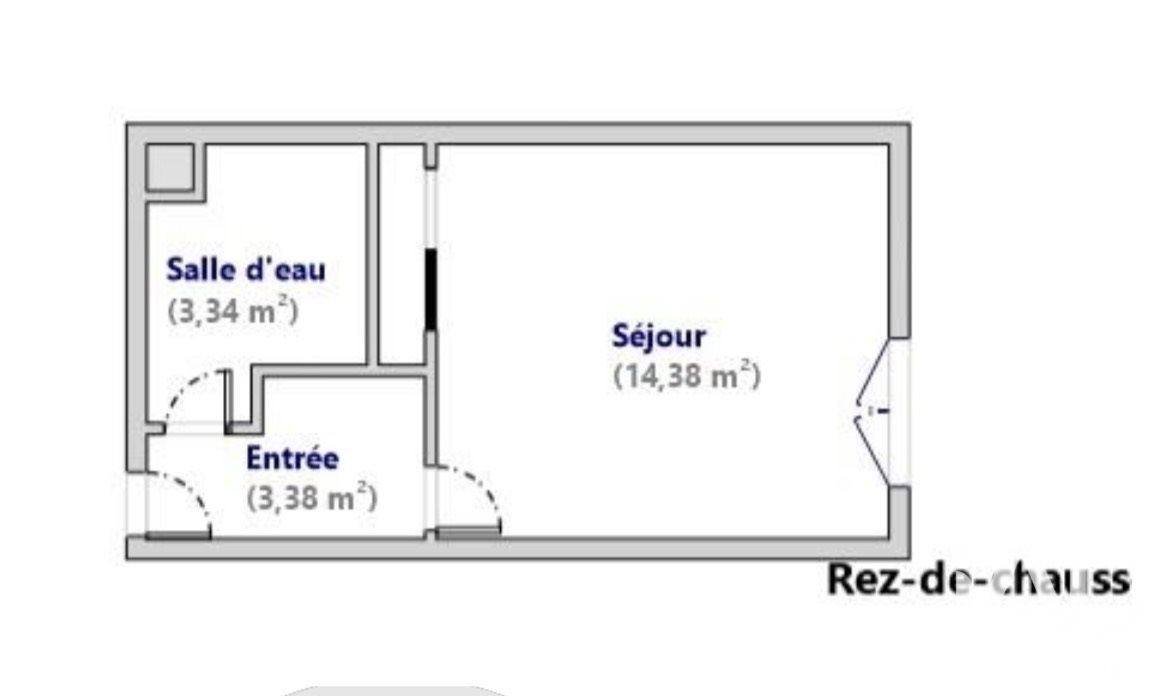 Appartement à vendre, 21m², Lons