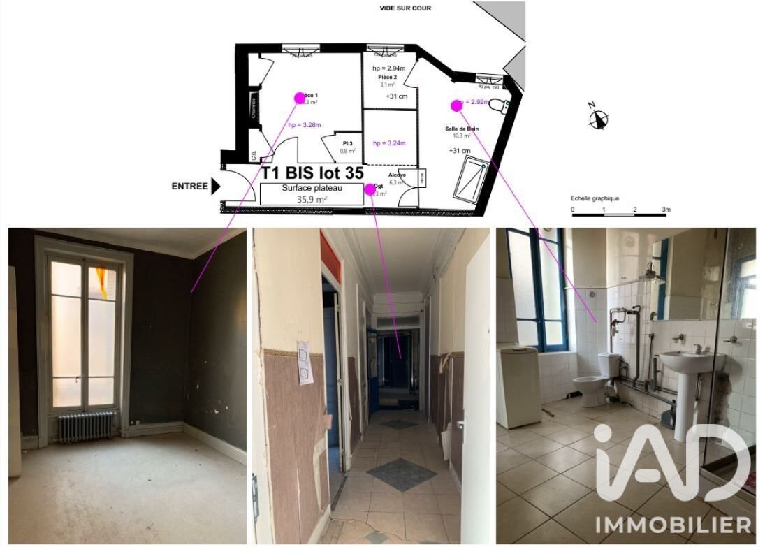 Appartement à vendre, 35m², Rive-de-Gier