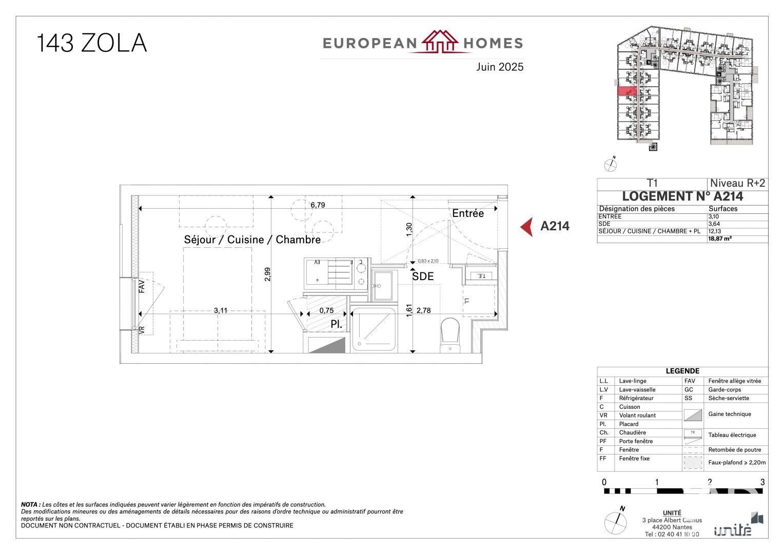 Appartement à vendre, 19m², La Roche-sur-Yon