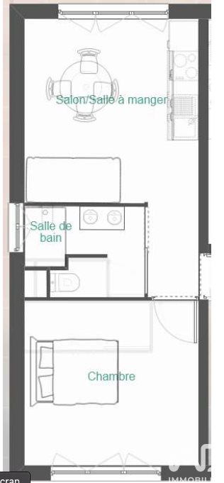 Appartement à vendre, 30m², Saint-Gilles-Croix-de-Vie