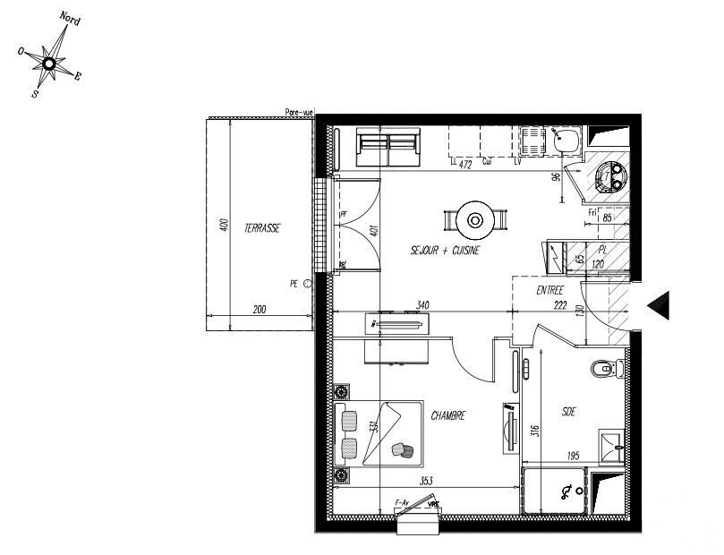 Appartement à vendre, 39m², Saint-Hilaire-de-Riez