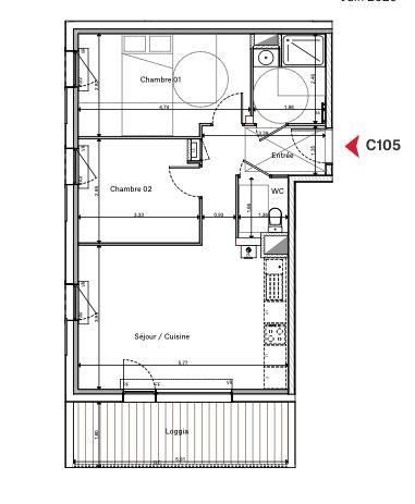 Appartement à vendre, 58m², La Roche-sur-Yon