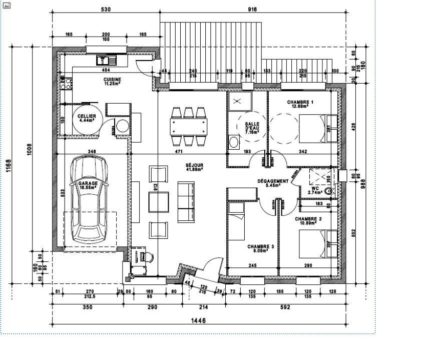 Maison à vendre, 105m², Saint-Doulchard
