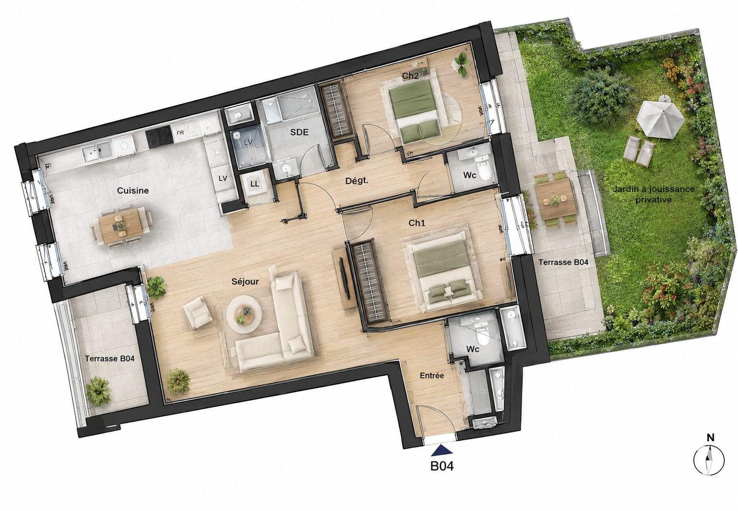 Appartement à vendre, 75m², Douvres-la-Délivrande