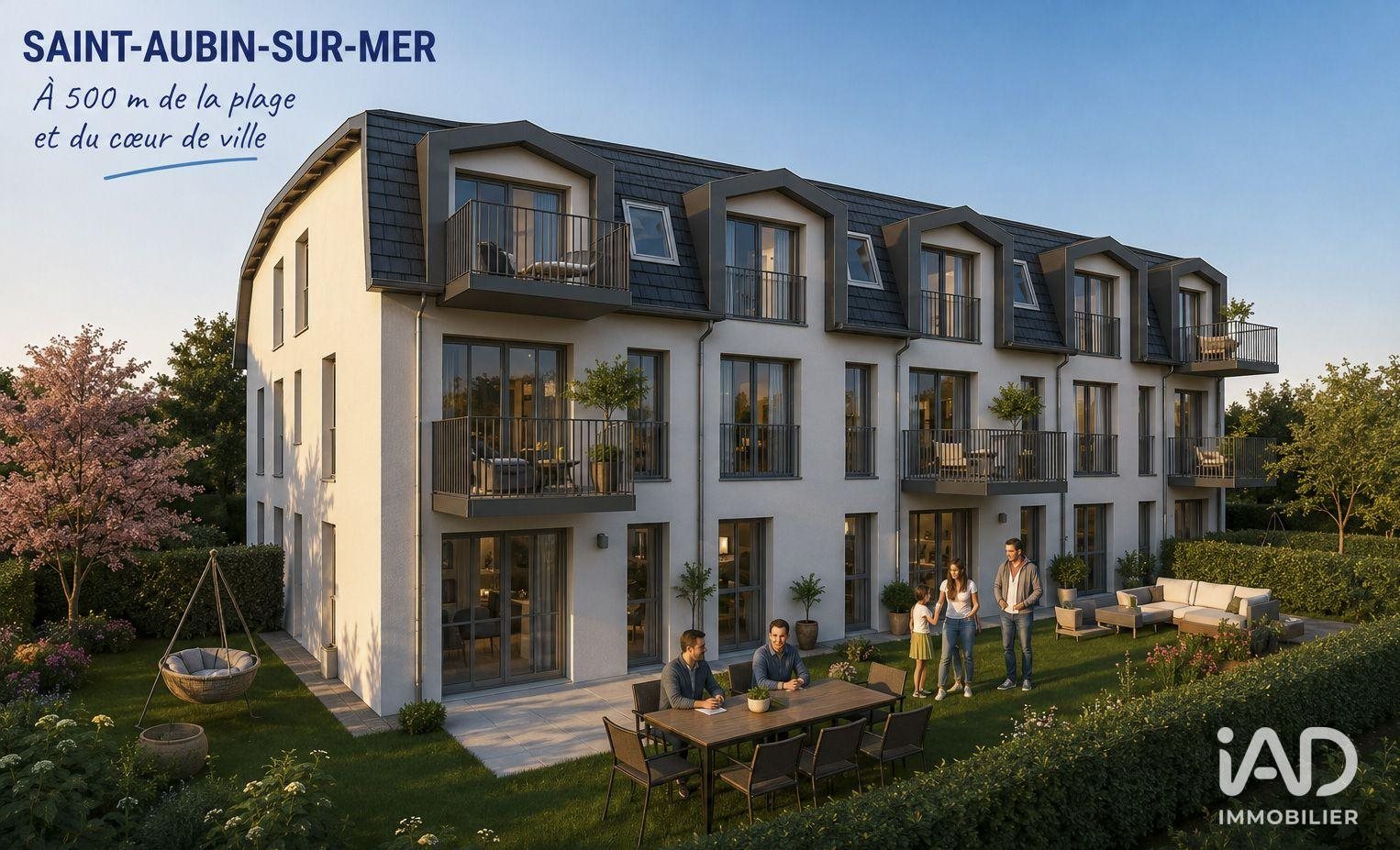 Appartement à vendre, 42m², Saint-Aubin-sur-Mer