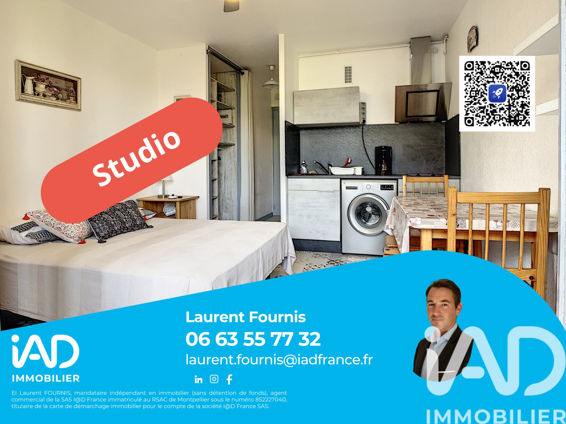 Appartement à vendre, 18m², Balaruc-les-Bains
