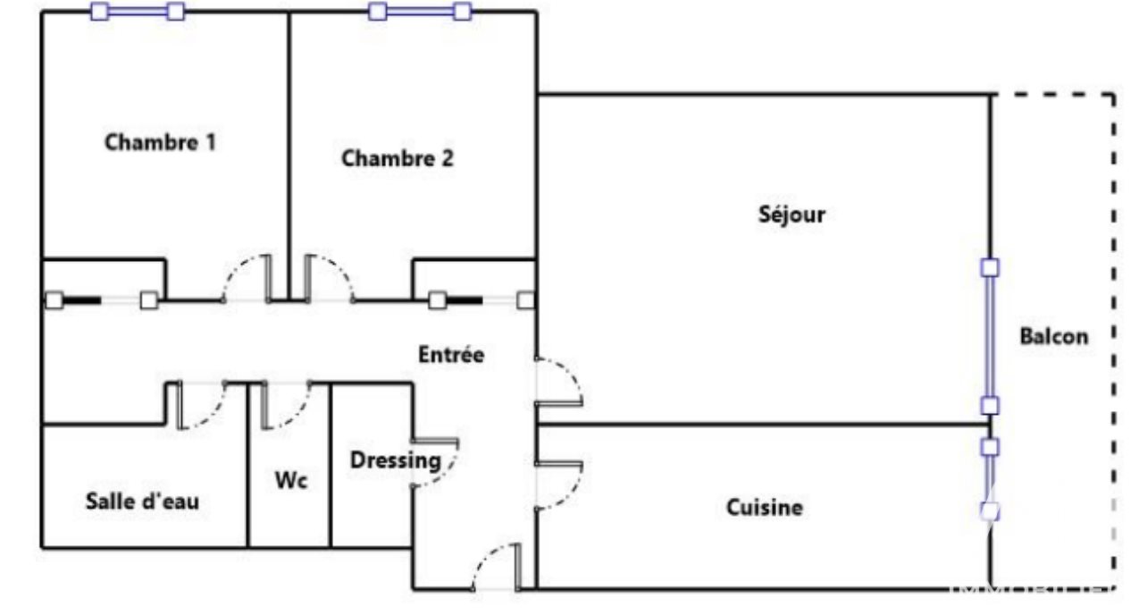 Appartement à vendre, 70m², Evry