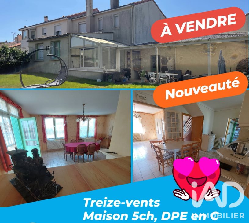 Maison à vendre, 130m², Treize-Vents