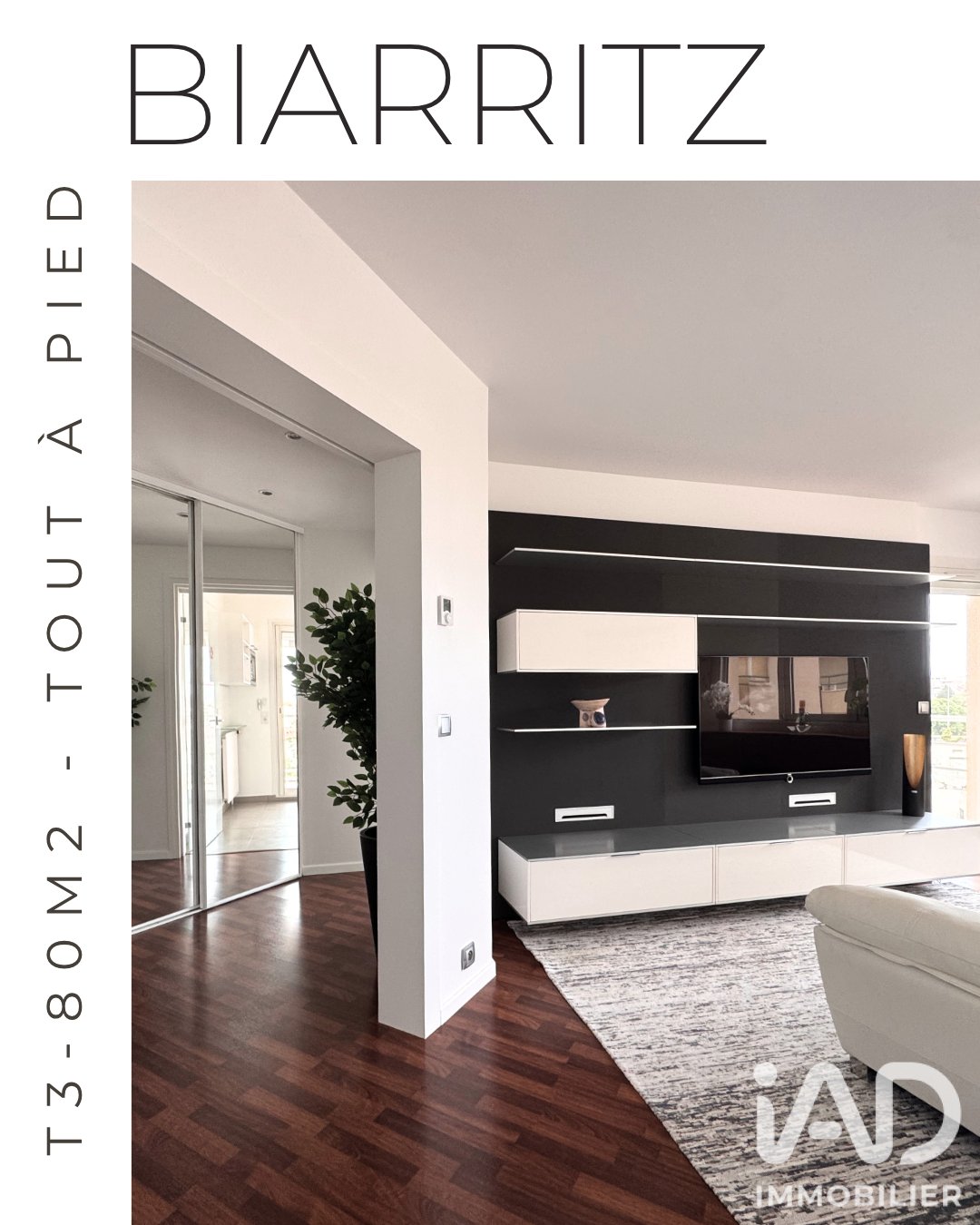 Appartement à vendre, 80m², Biarritz
