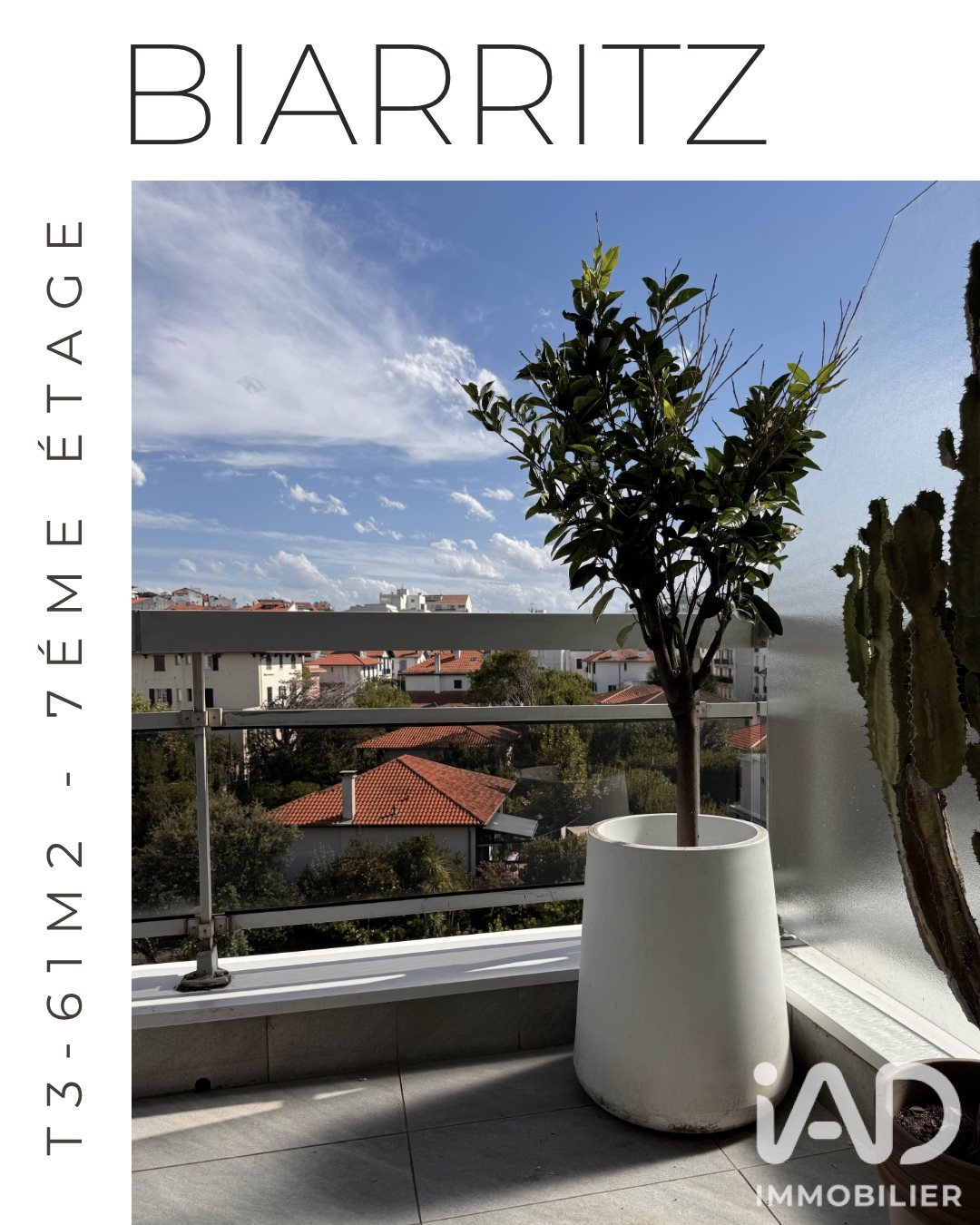 Appartement à vendre, 61m², Biarritz