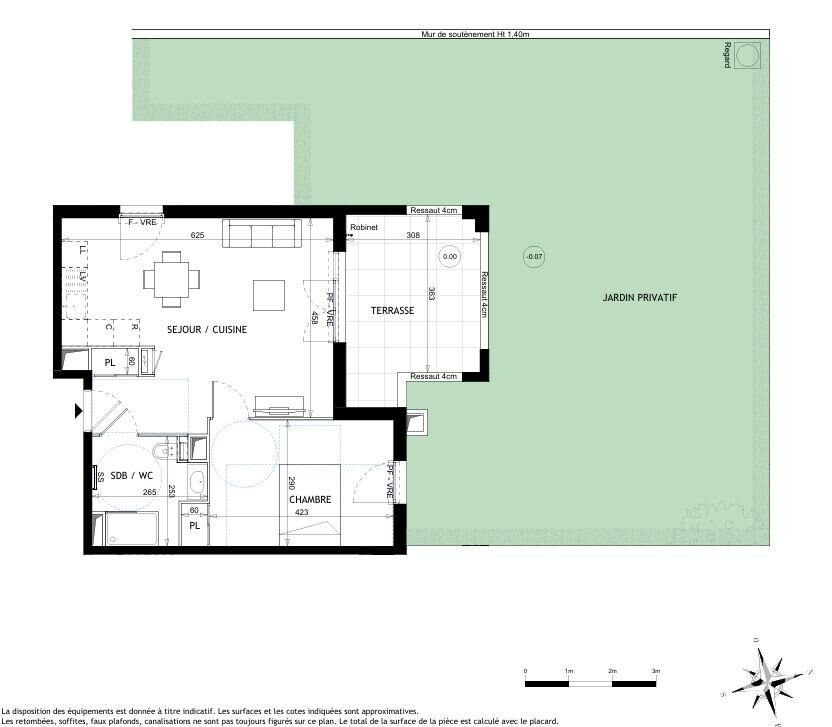 Appartement à vendre, 42m², Vallauris