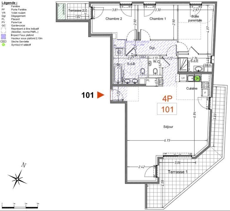 Appartement à vendre, 102m², Cagnes-sur-Mer