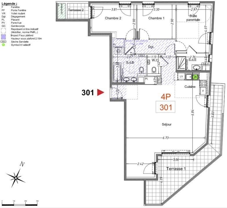 Appartement à vendre, 101m², Cagnes-sur-Mer