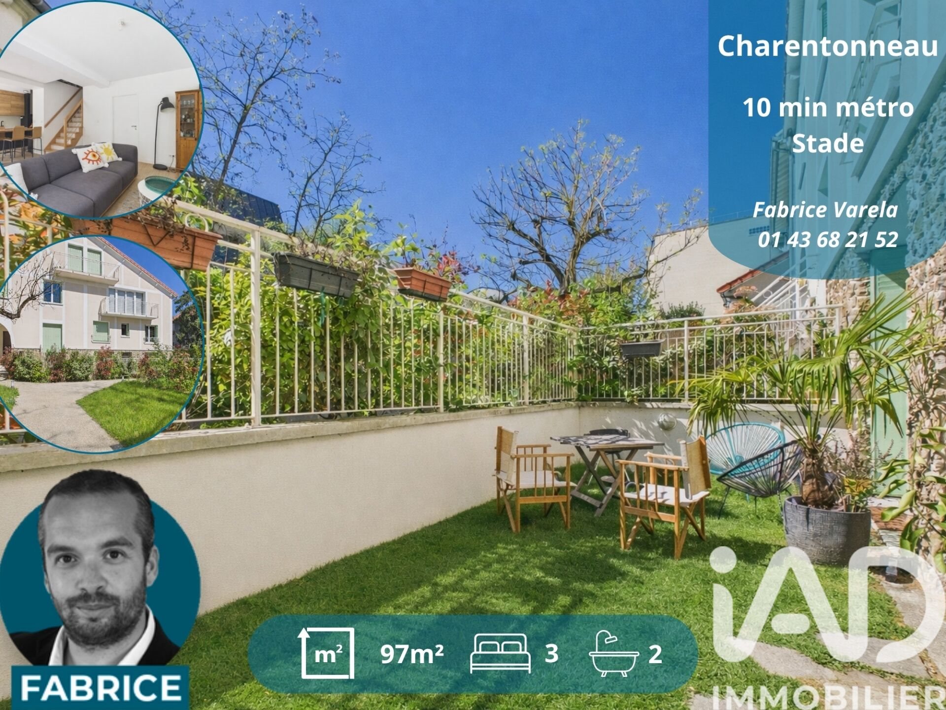 Appartement à vendre, 97m², Maisons-Alfort