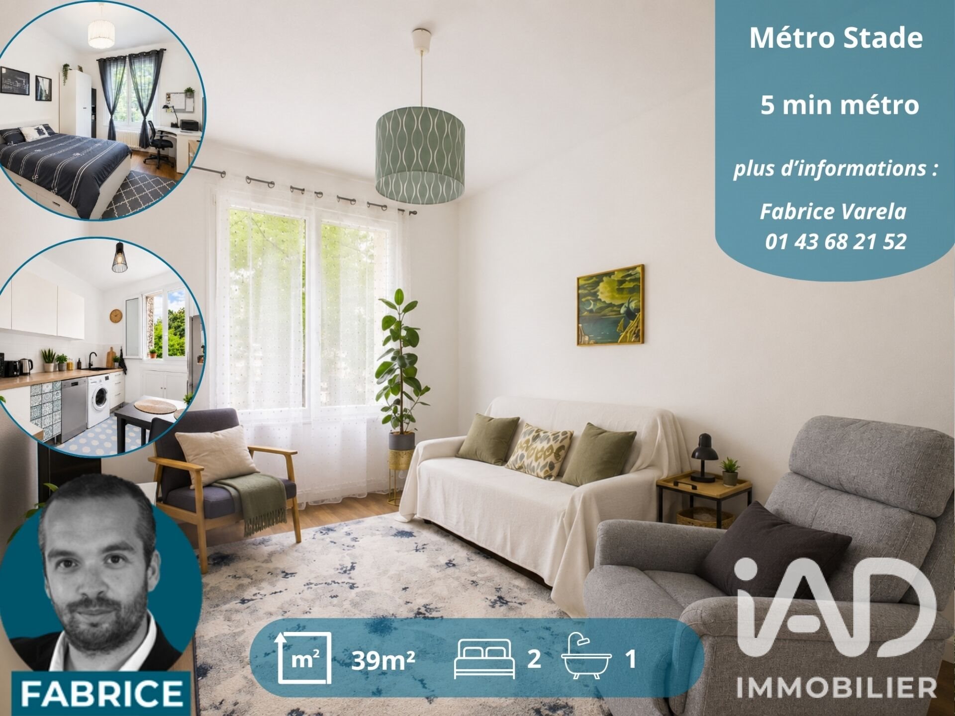 Appartement à vendre, 38m², Maisons-Alfort