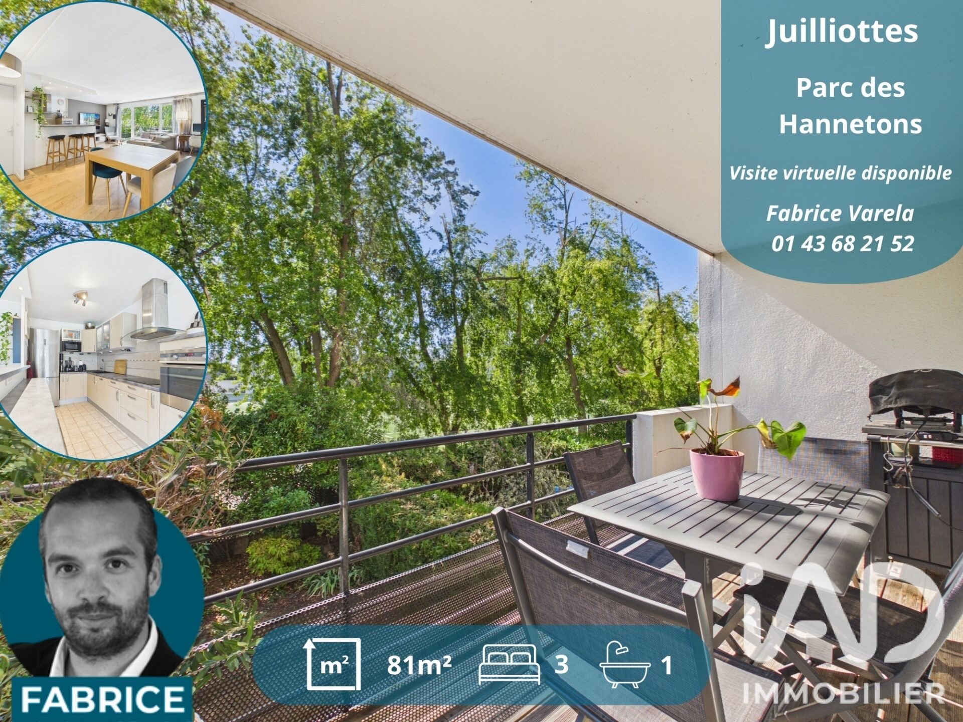 Appartement à vendre, 81m², Maisons-Alfort
