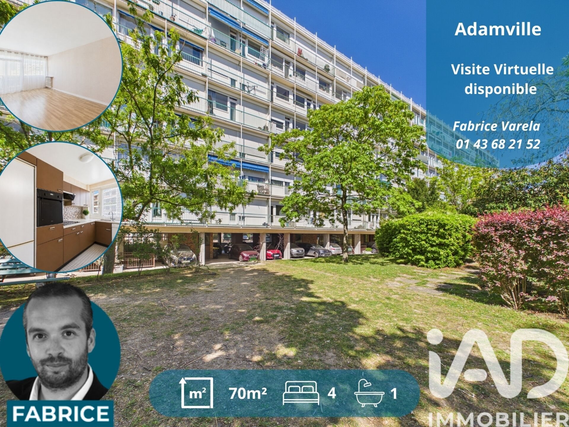 Appartement à vendre, 70m², Saint-Maur-des-Fossés
