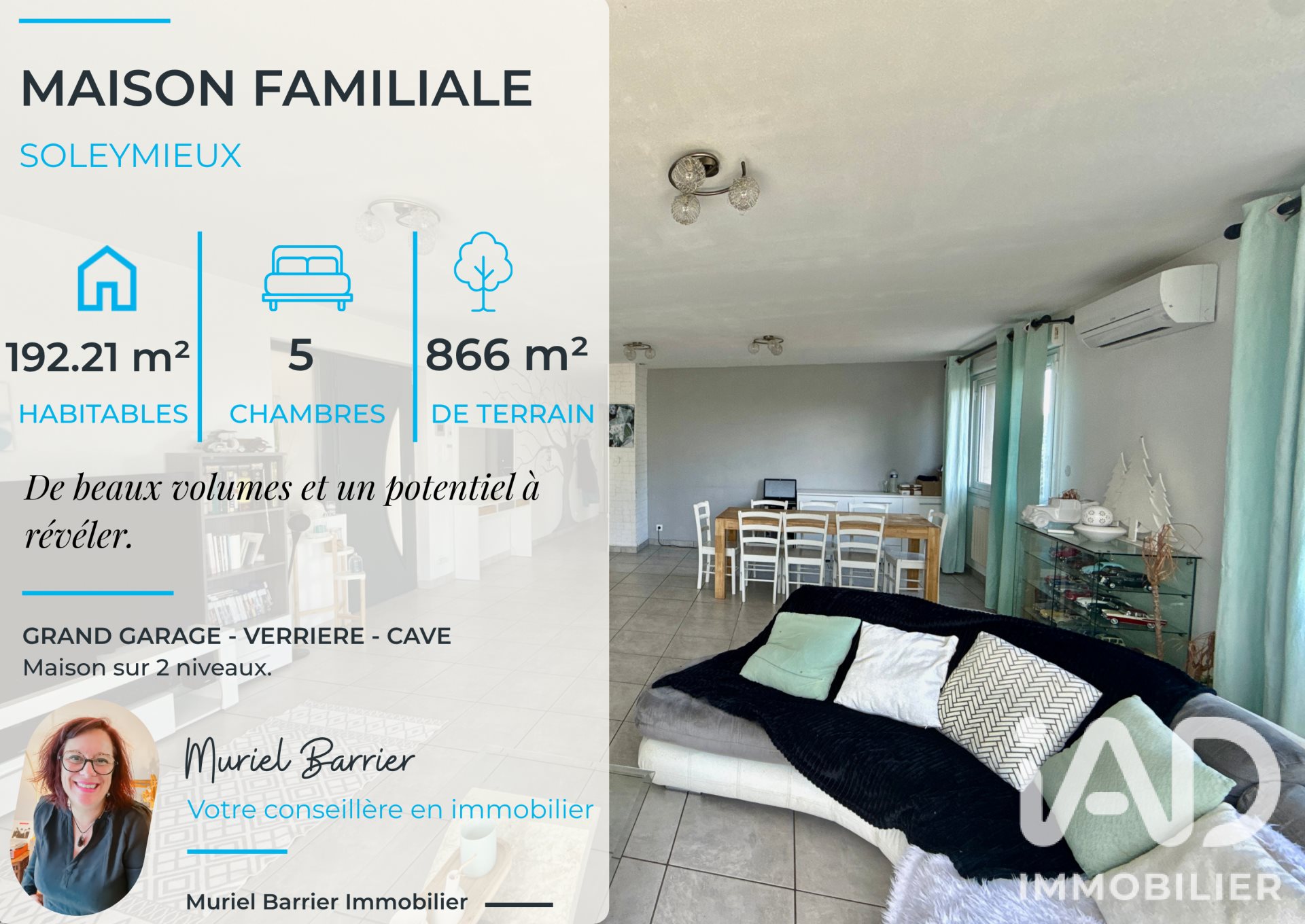 Maison à vendre, 192m², Soleymieux