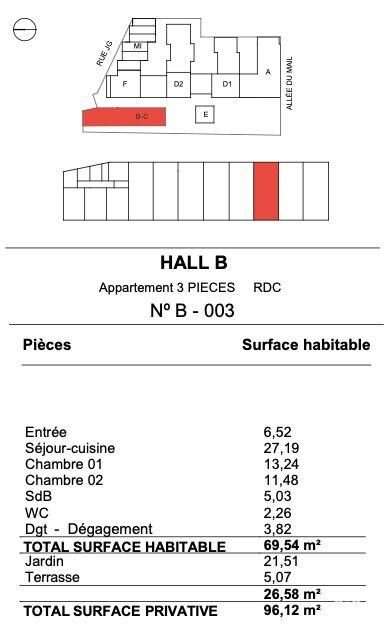 Appartement à vendre, 69m², La Rochelle