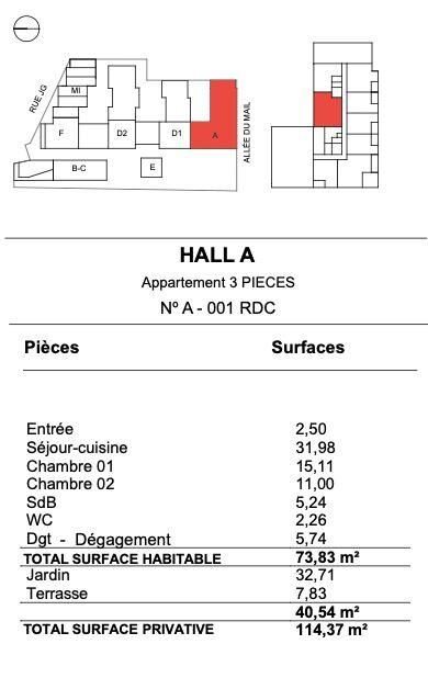 Appartement à vendre, 73m², La Rochelle