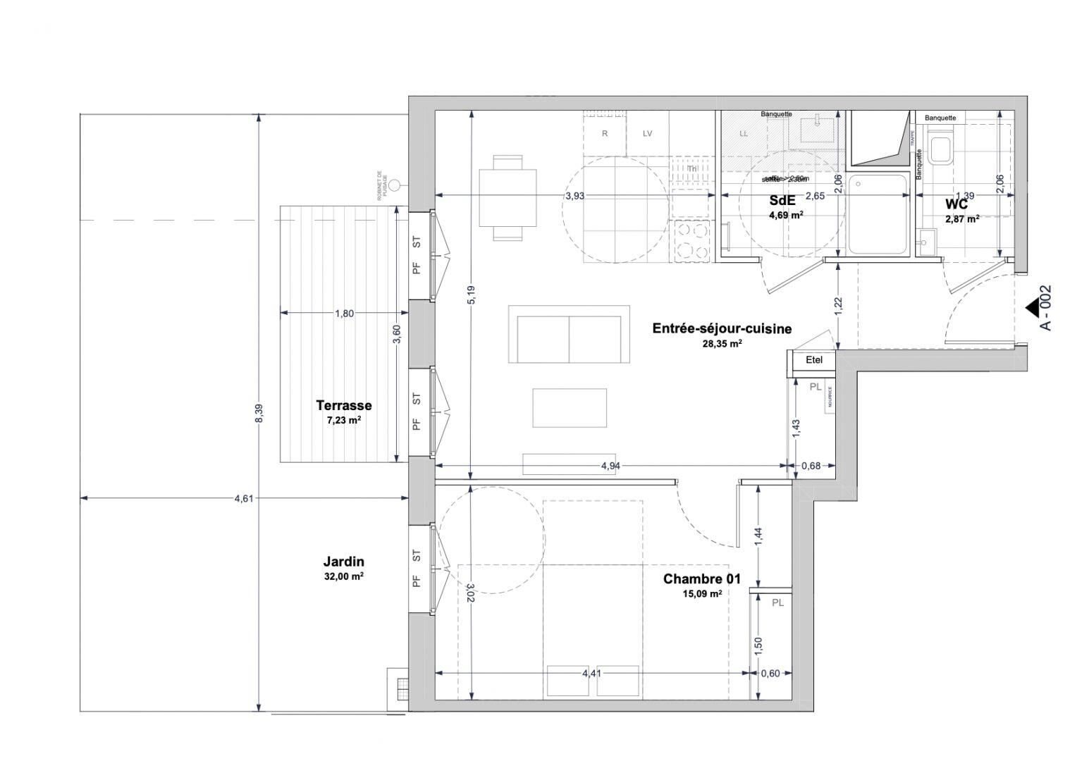 Appartement à vendre, 51m², La Rochelle