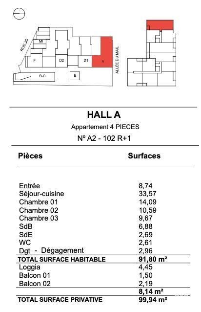 Appartement à vendre, 92m², La Rochelle