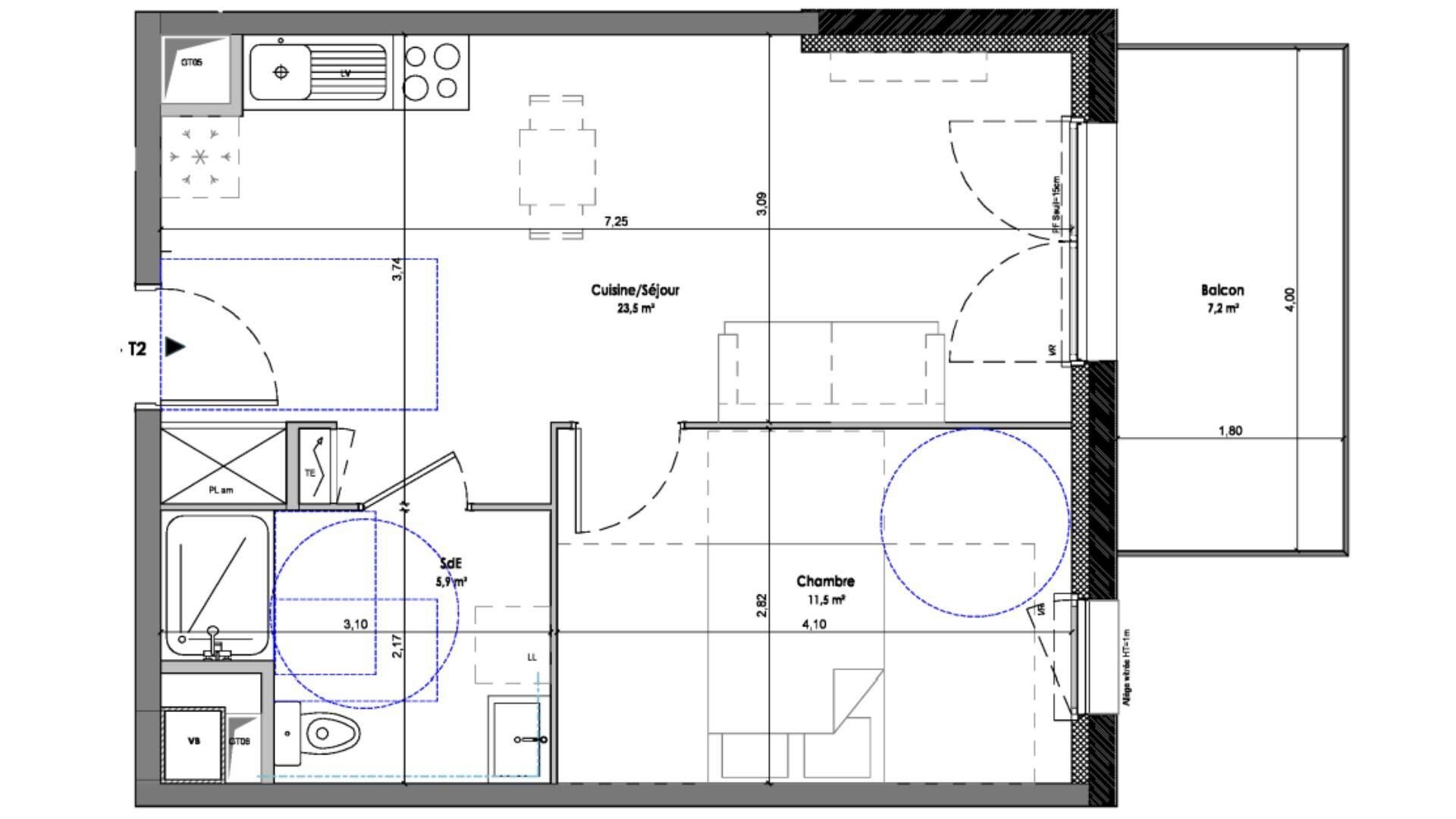 Appartement à vendre, 41m², Riom