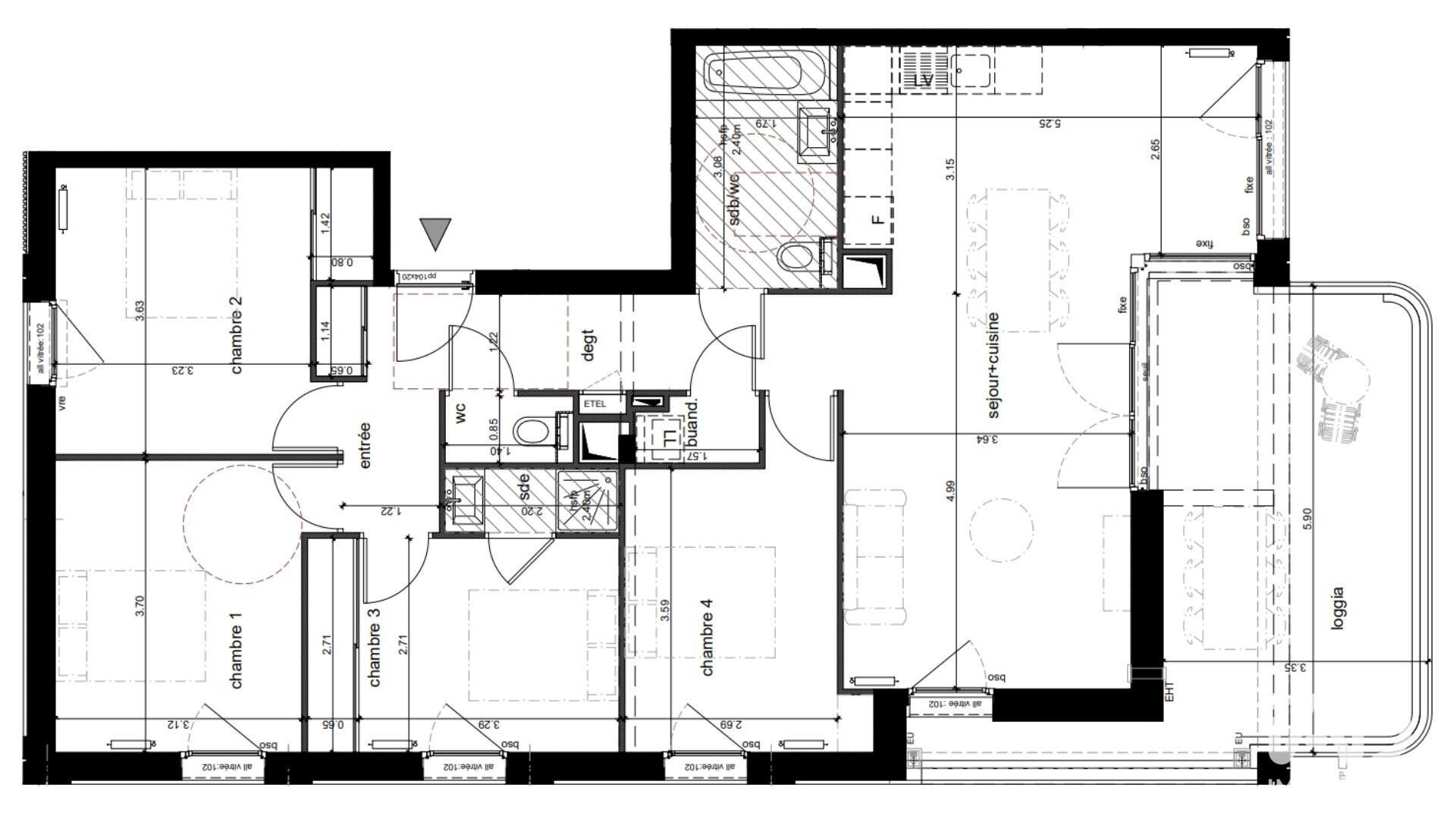 Appartement à vendre, 100m², Annecy