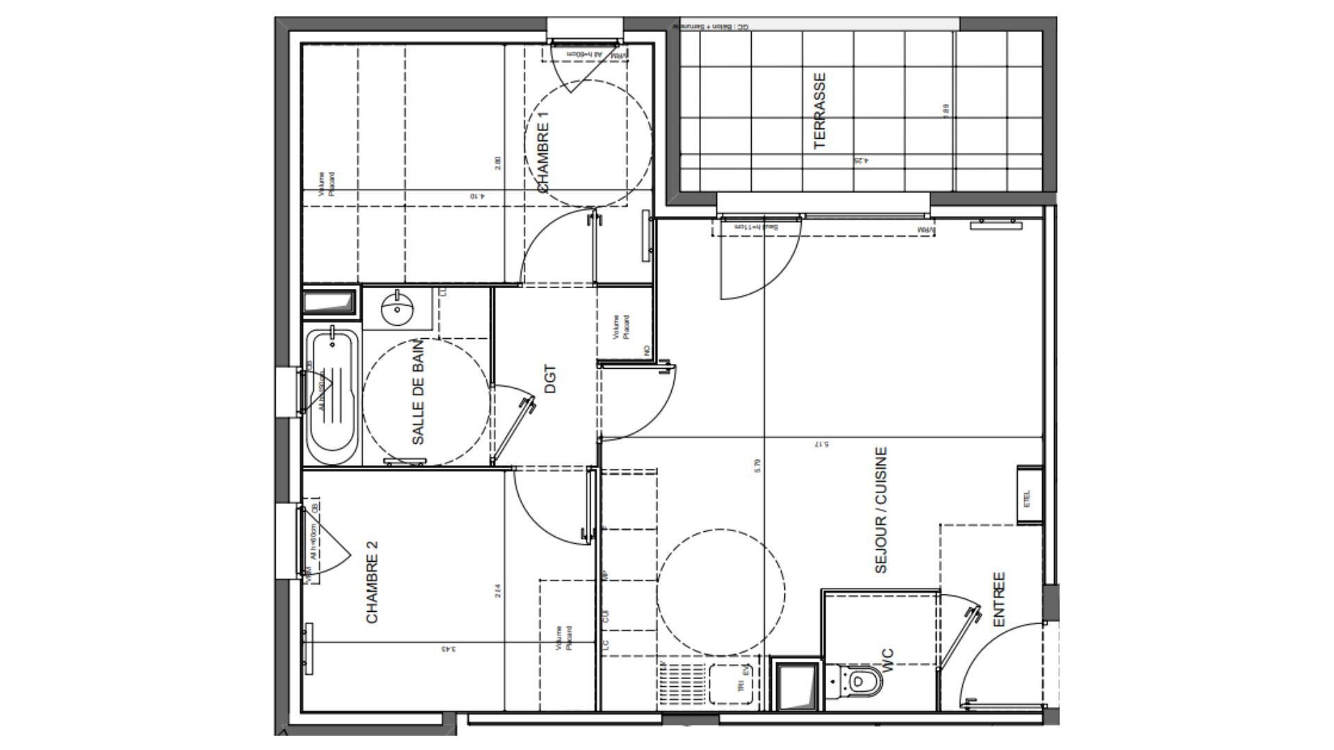 Appartement à vendre, 57m², Chambéry