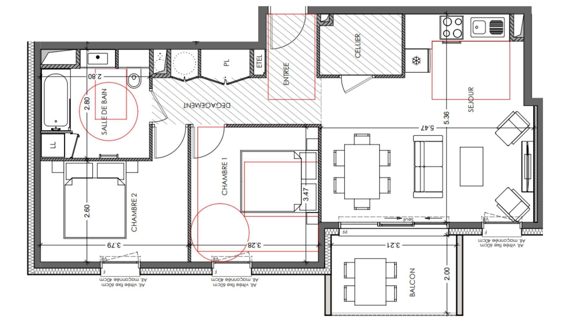 Appartement à vendre, 66m², Dingy-Saint-Clair