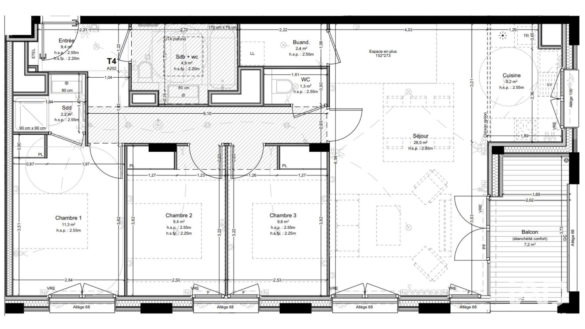 Appartement à vendre, 84m², Ambilly