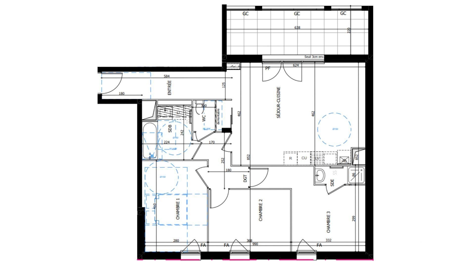Appartement à vendre, 82m², Valence