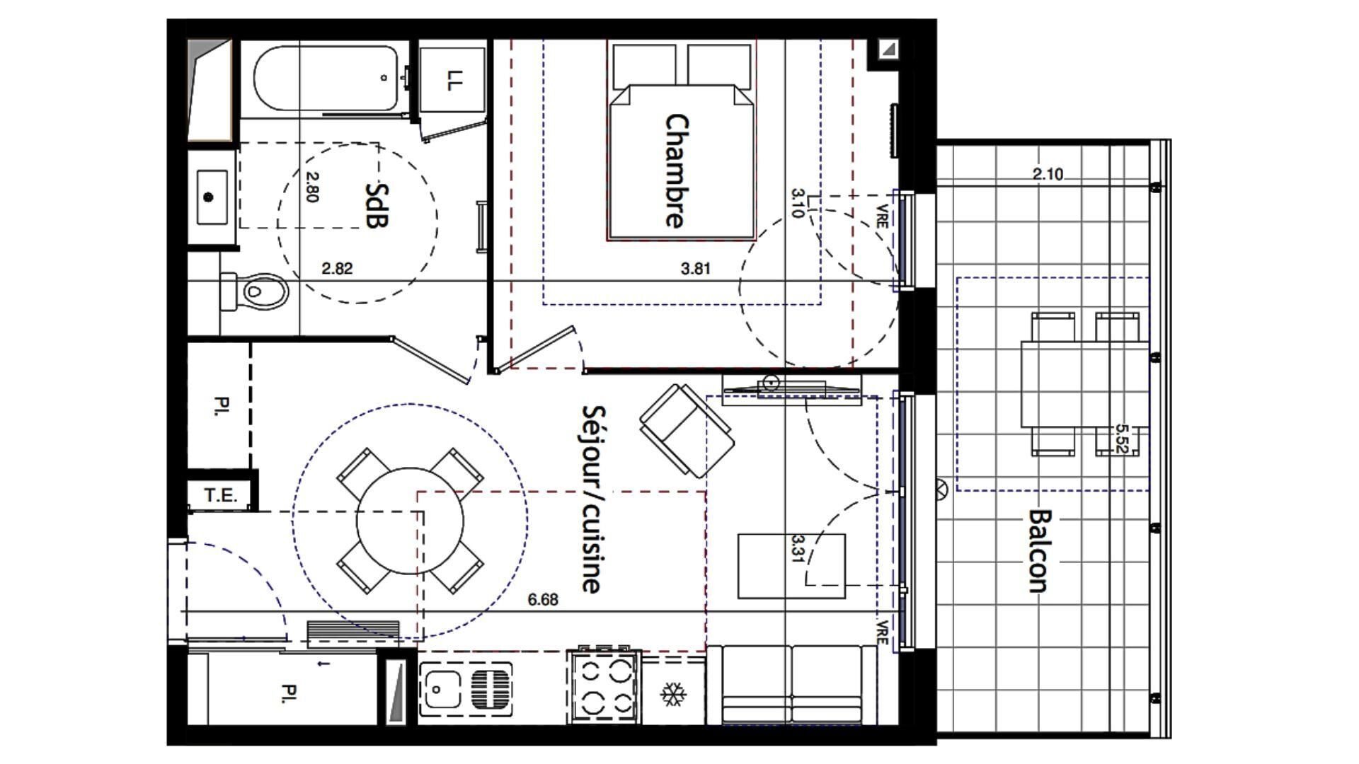 Appartement à vendre, 41m², Valras-Plage