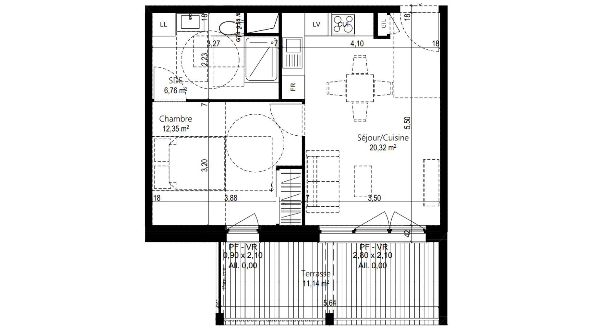 Appartement à vendre, 39m², Beaumont