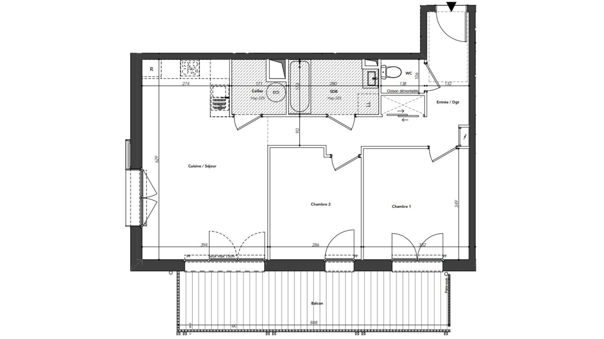 Appartement à vendre, 64m², La Roche-sur-Foron