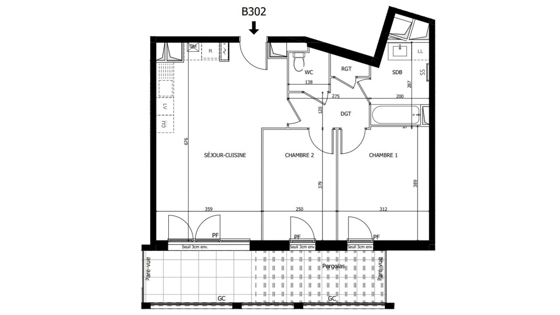 Appartement à vendre, 59m², Valence
