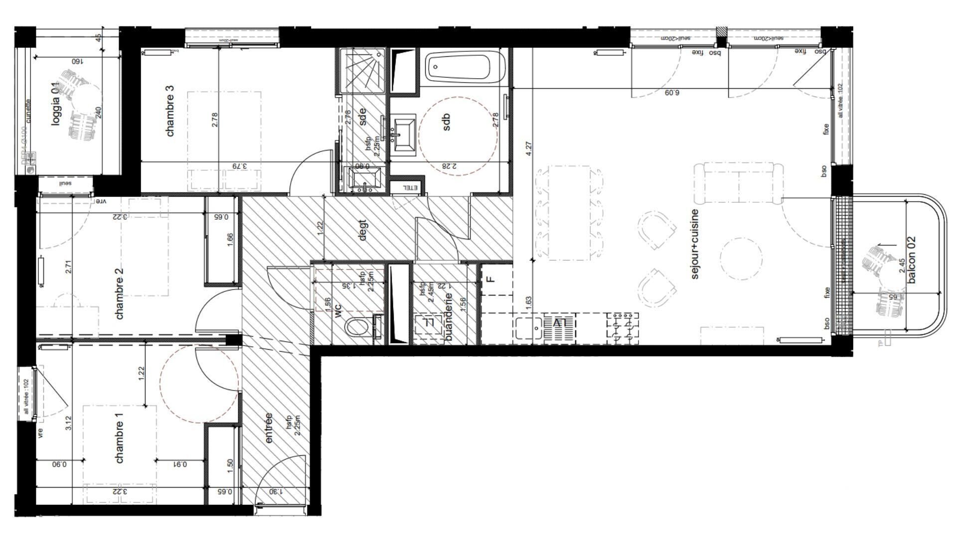 Appartement à vendre, 93m², Annecy