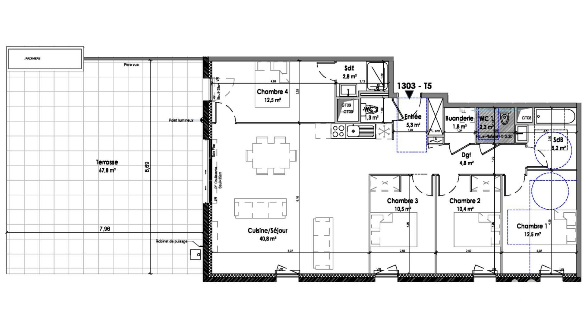 Appartement à vendre, 110m², Riom