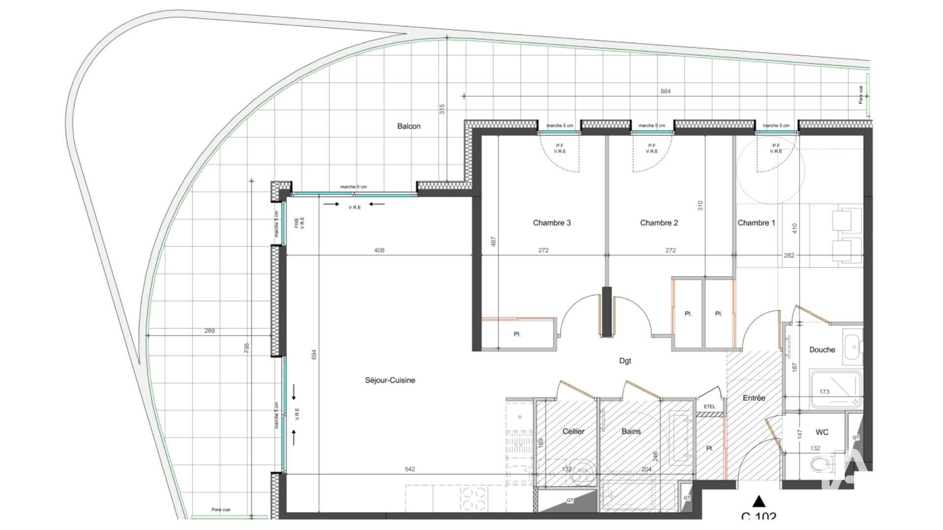 Appartement à vendre, 92m², Grésy-sur-Aix
