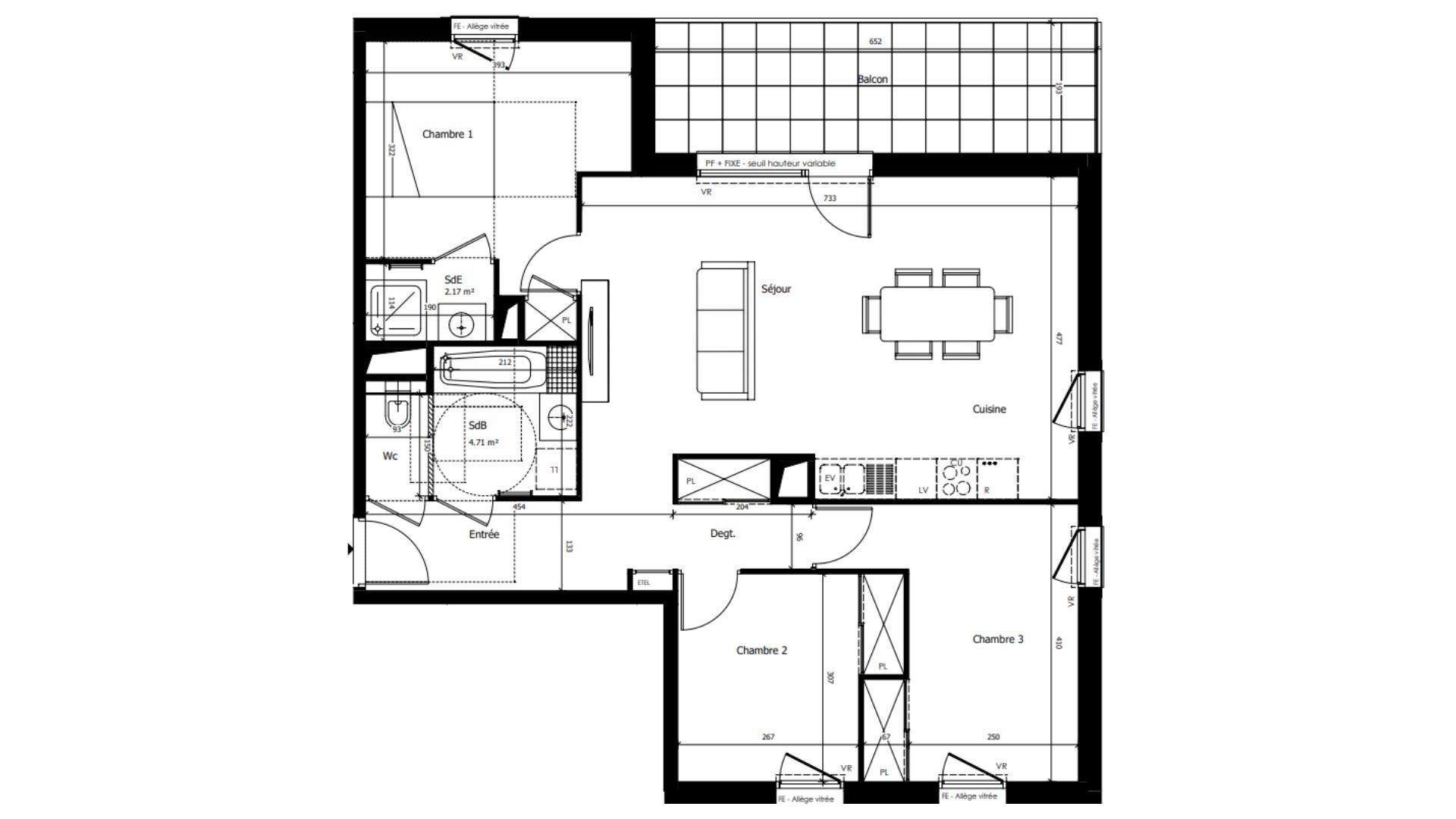 Appartement à vendre, 85m², La Roche-sur-Foron