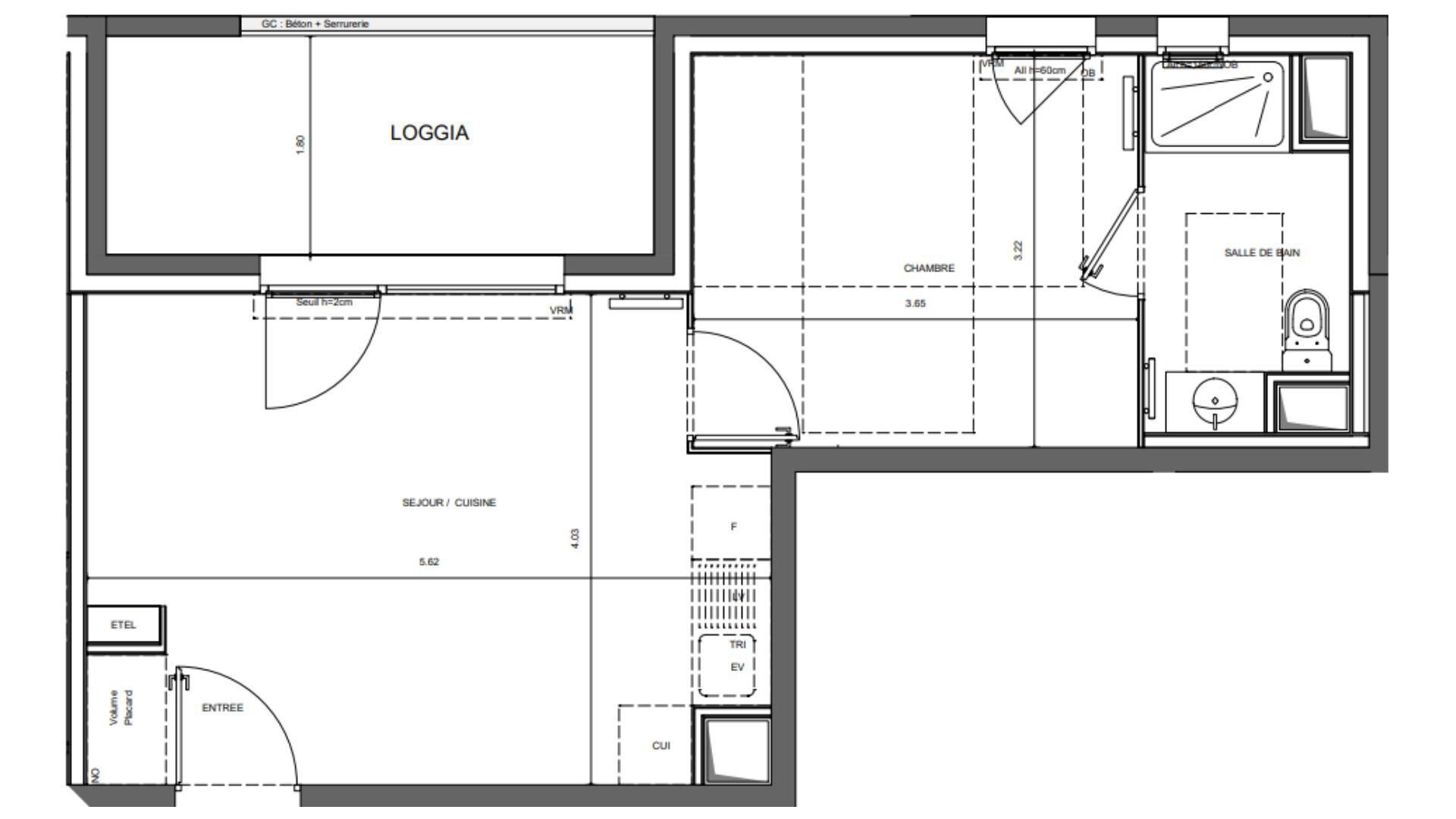 Appartement à vendre, 37m², Chambéry