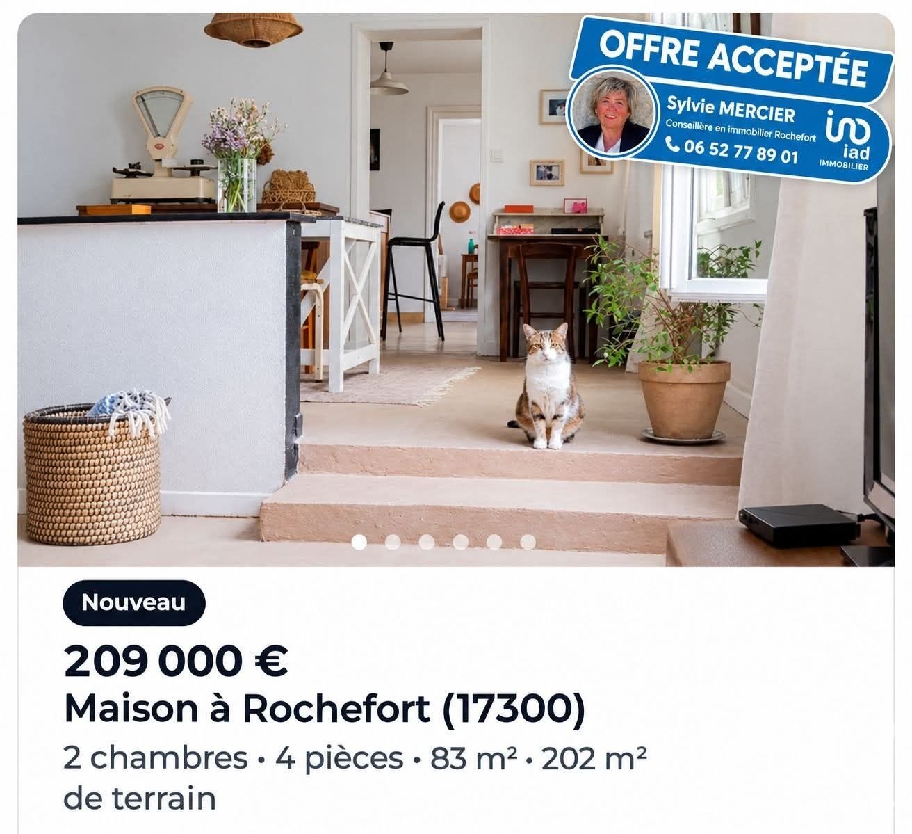 Maison à vendre, 82m², Rochefort