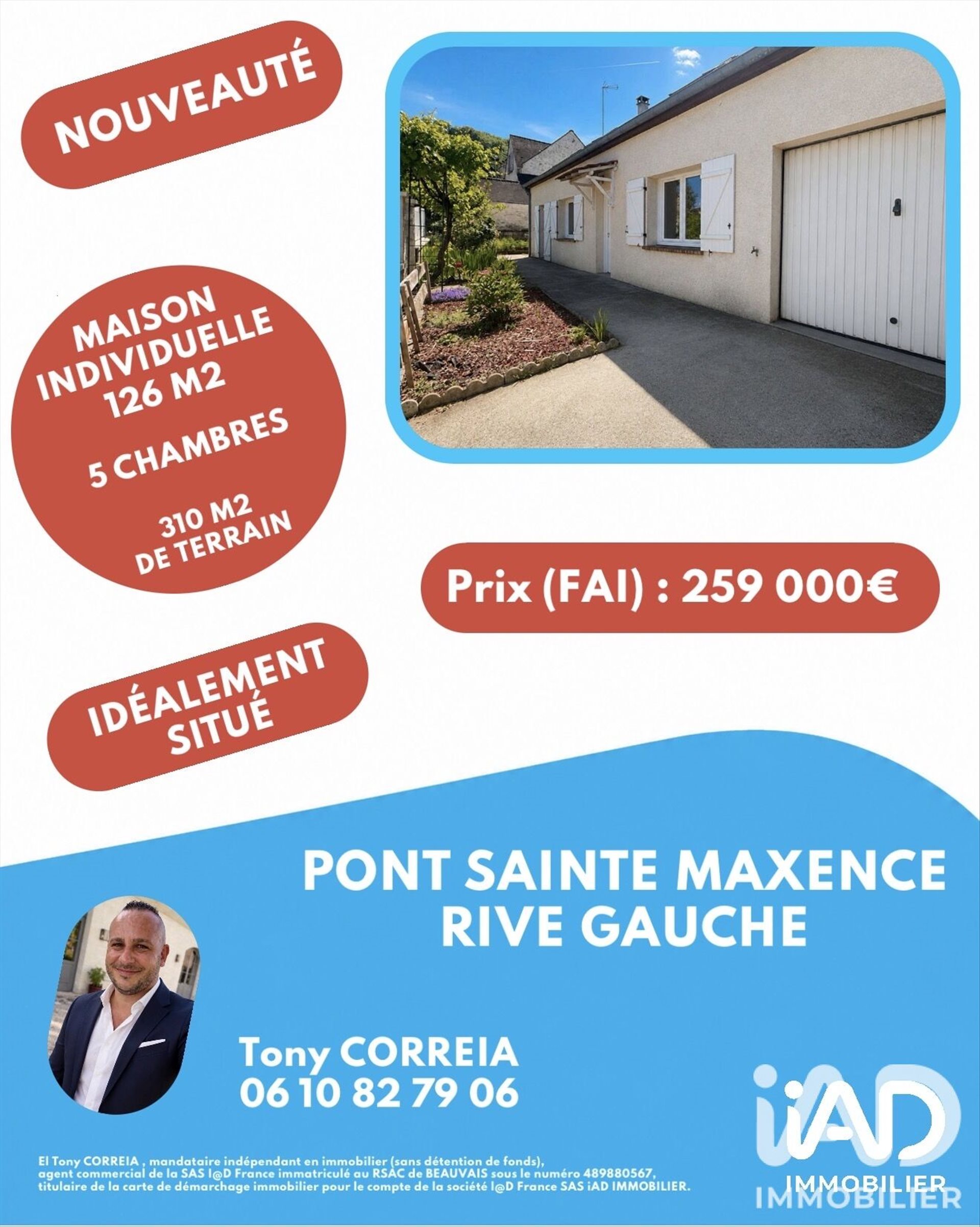 Maison à vendre, 126m², Pont-Sainte-Maxence