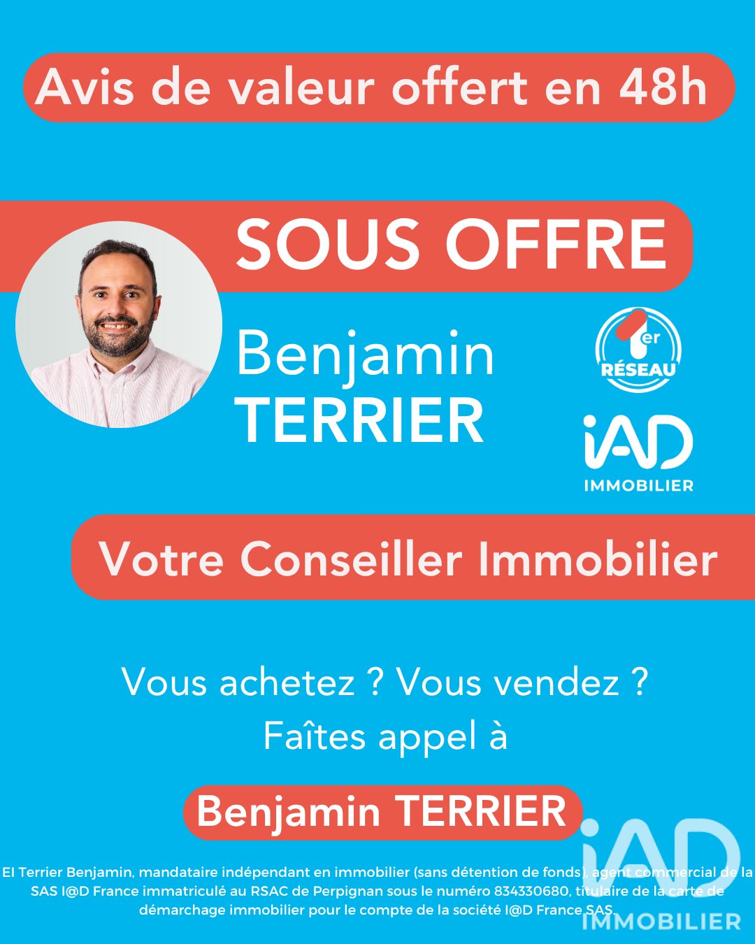 Appartement à vendre, 63m², Perpignan